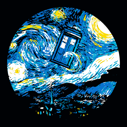 Starry Night Police Box