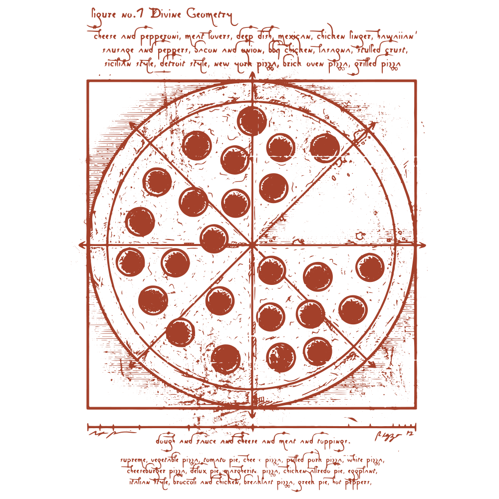 Vitruvian Pizza