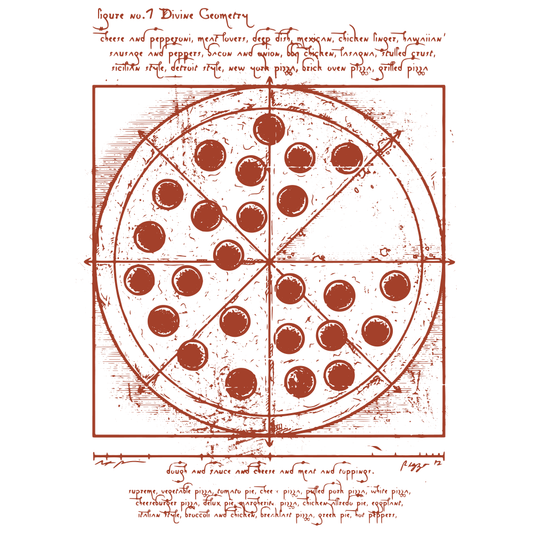 Vitruvian Pizza