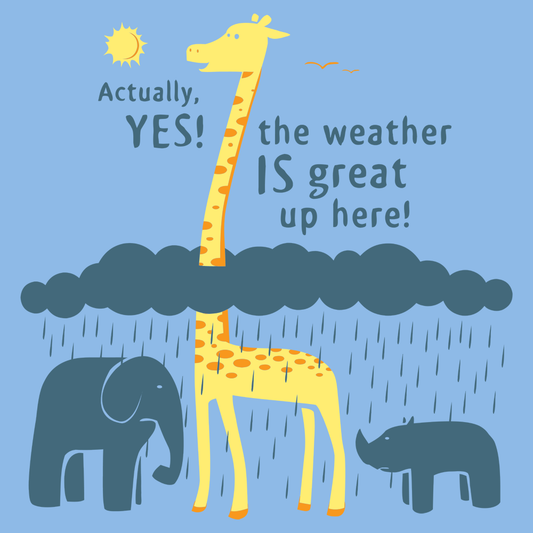 The Weather Is Great Up Here!