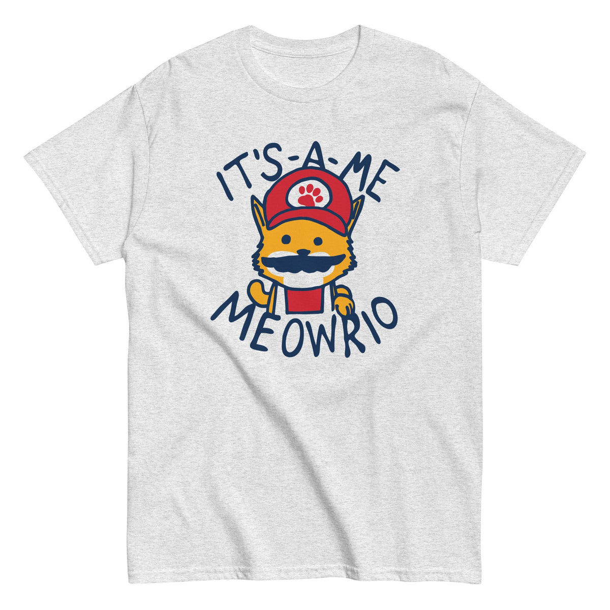 It's-a-me Meowrio - T-shirt de homem