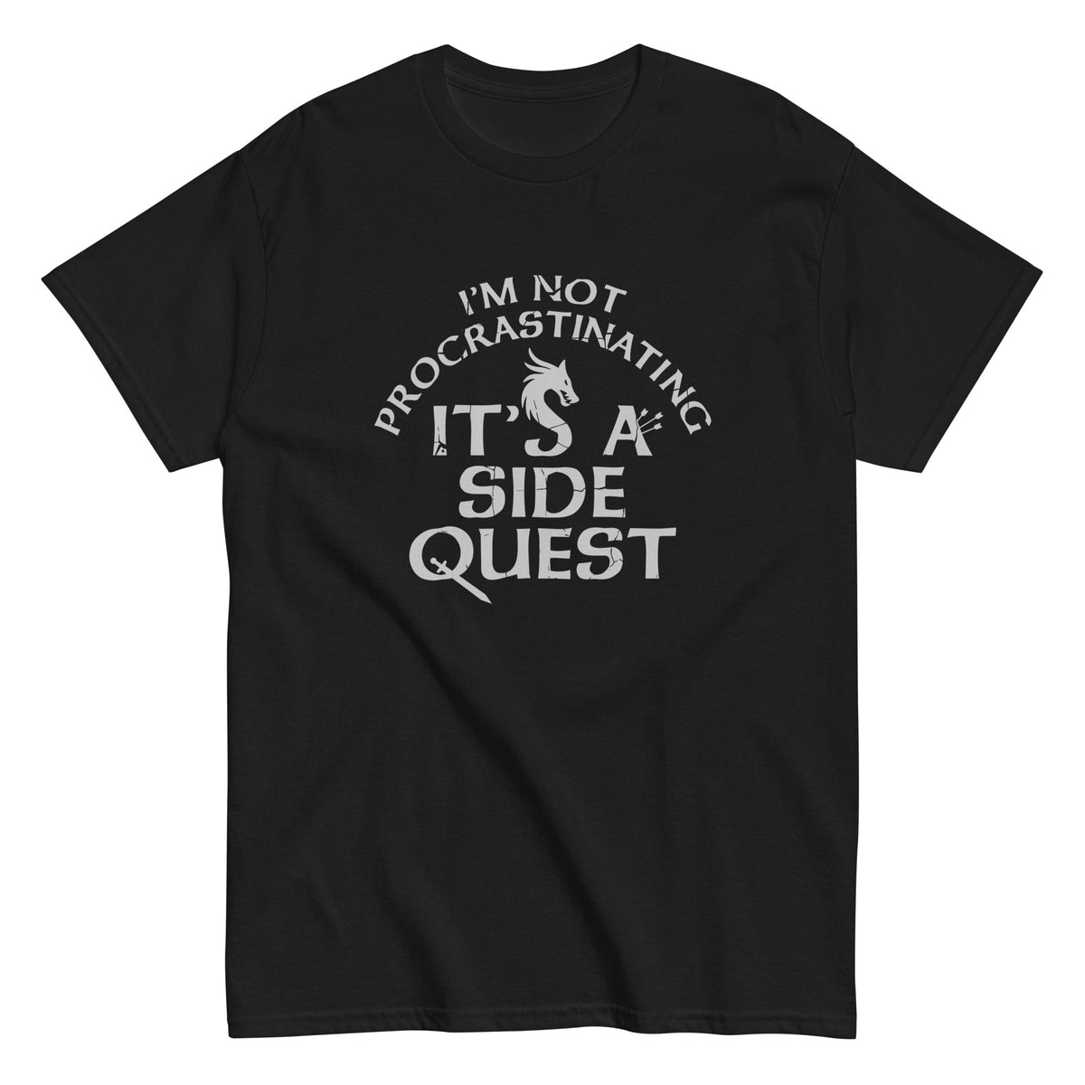 I'm Not Procrastinating, It's A Side Quest - T-shirt herr