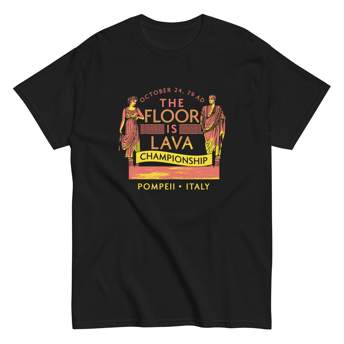 Pompeii Floor is Lava Championship - T-shirt herr