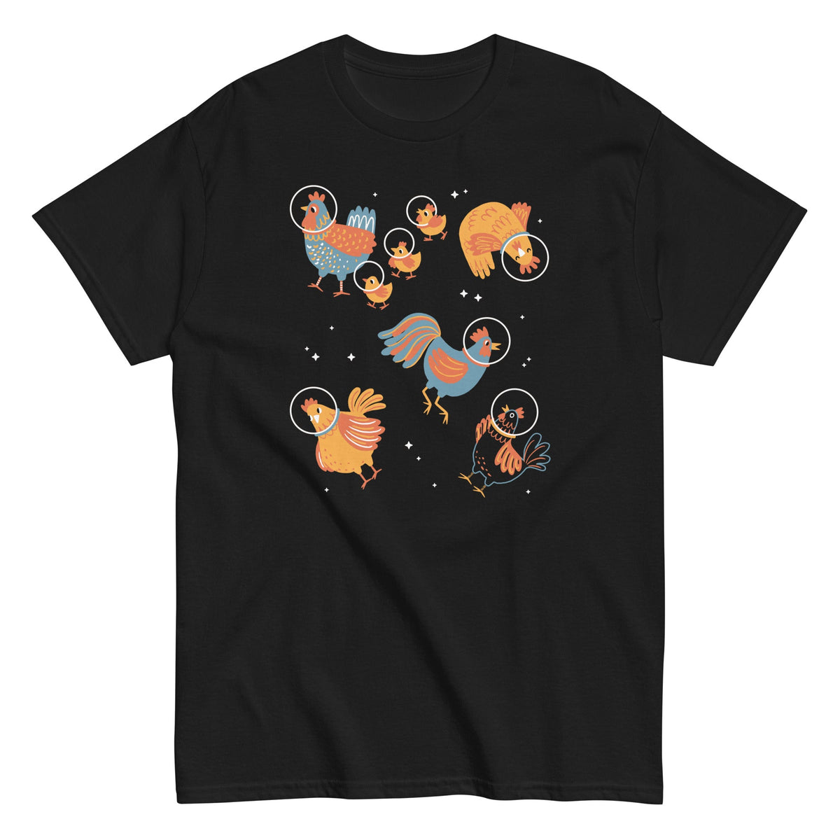 Chickens In Space - T-shirt de homem