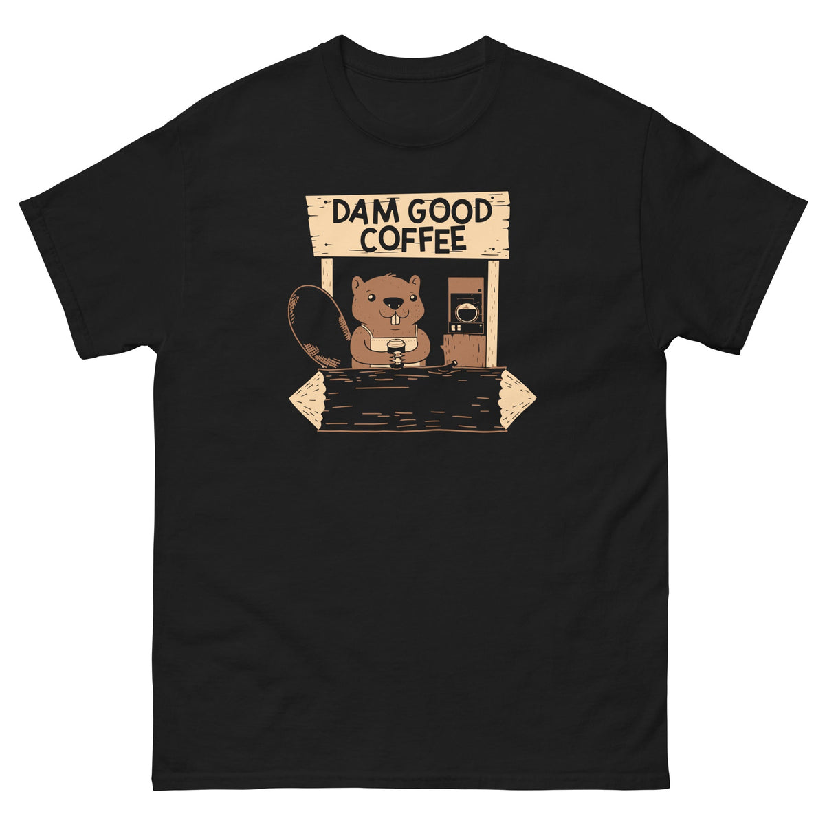 Dam Good Coffee - T-shirt herr