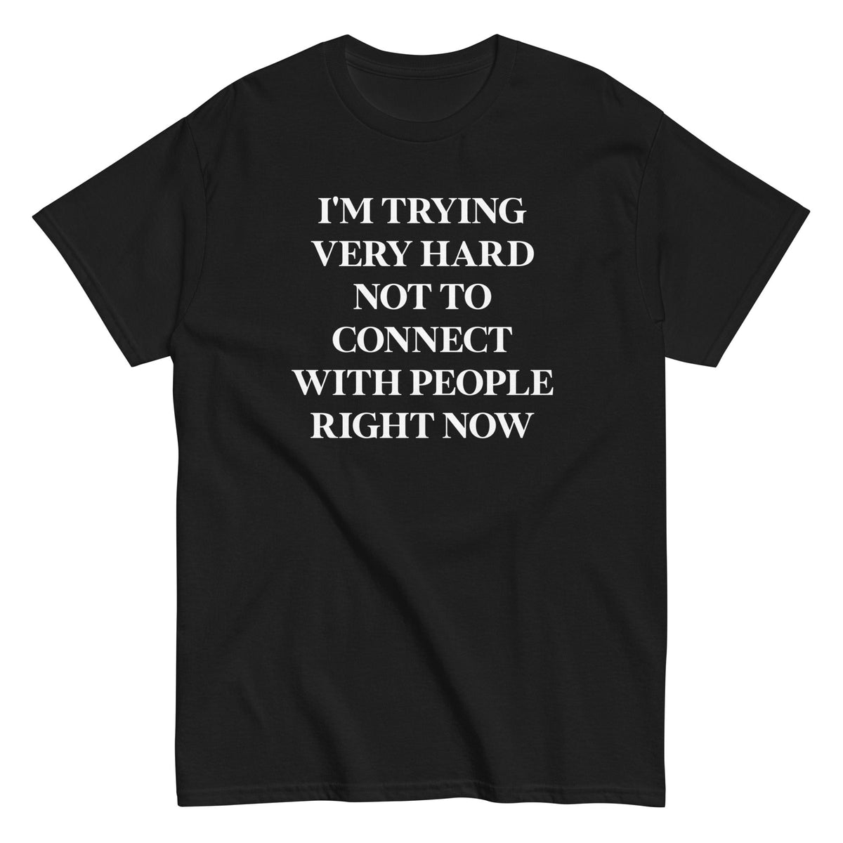 Trying Very Hard Not To Connect - T-shirt de homem