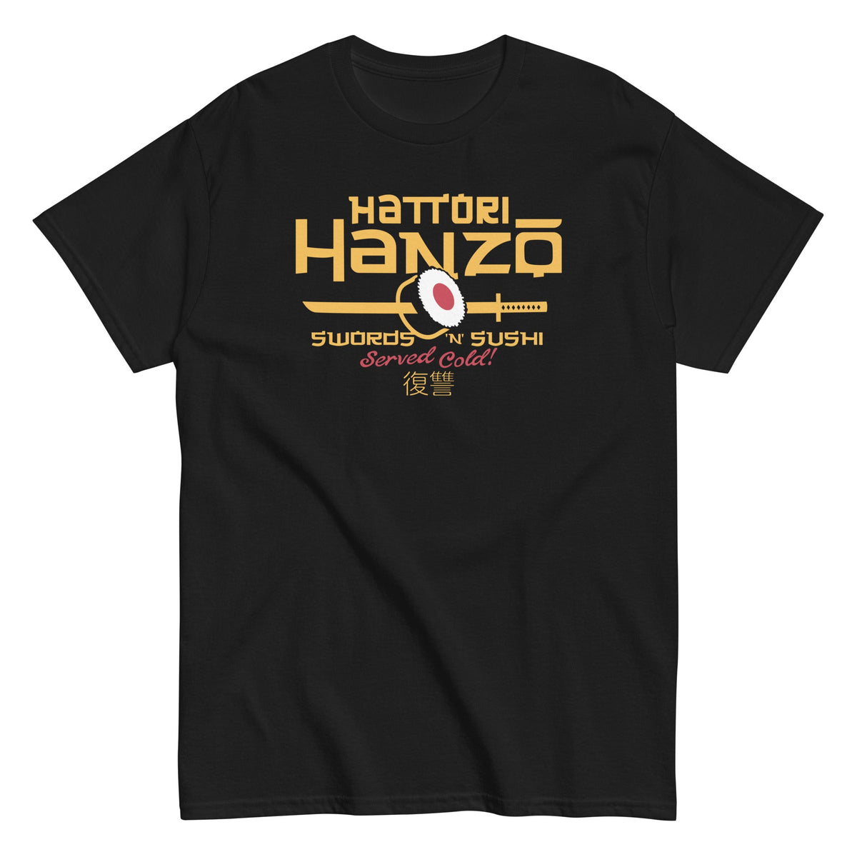 Hattori Hanzo Swords 'n' Sushi - T-shirt herr