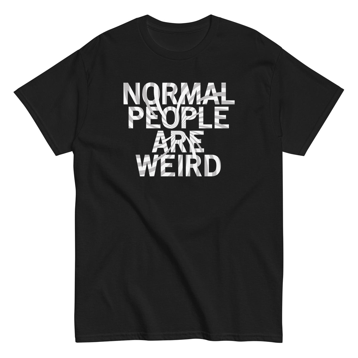 Normal People Are Weird - T-shirt de homem