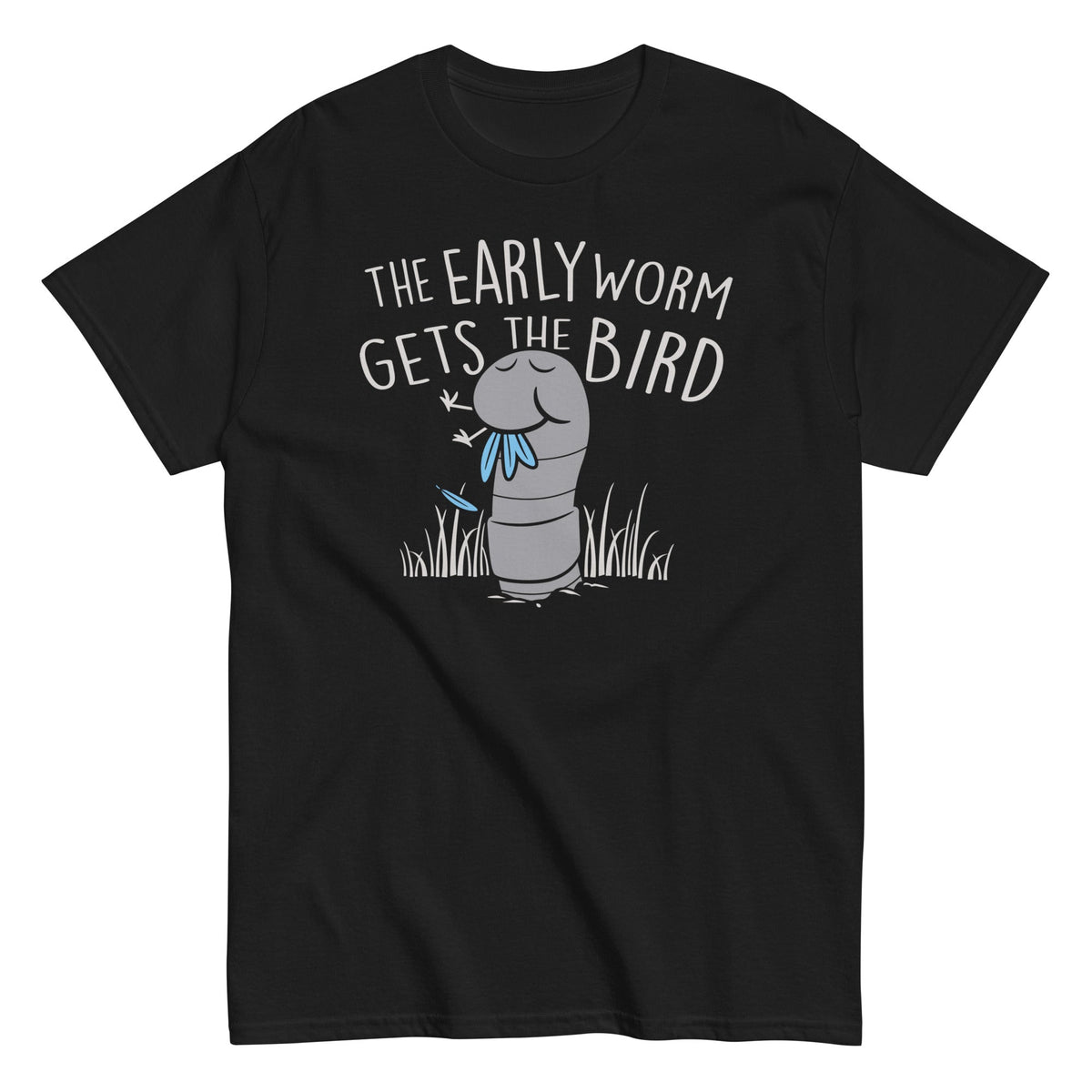 The Early Worm Gets The Bird - T-shirt de homem