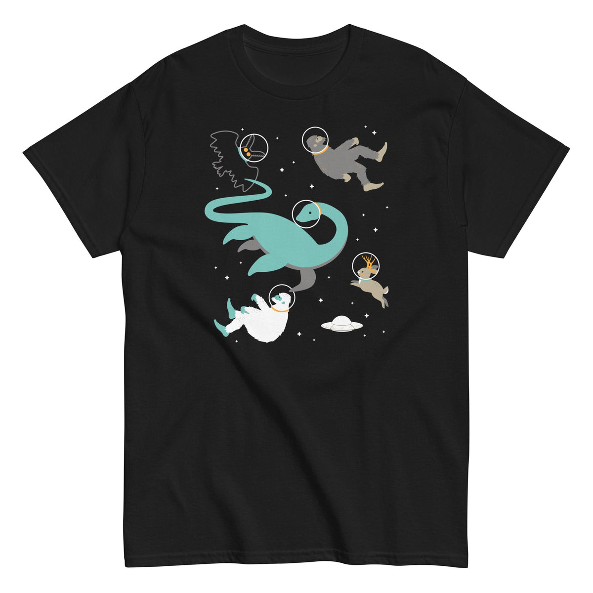 Cryptids In Space - T-shirt herr