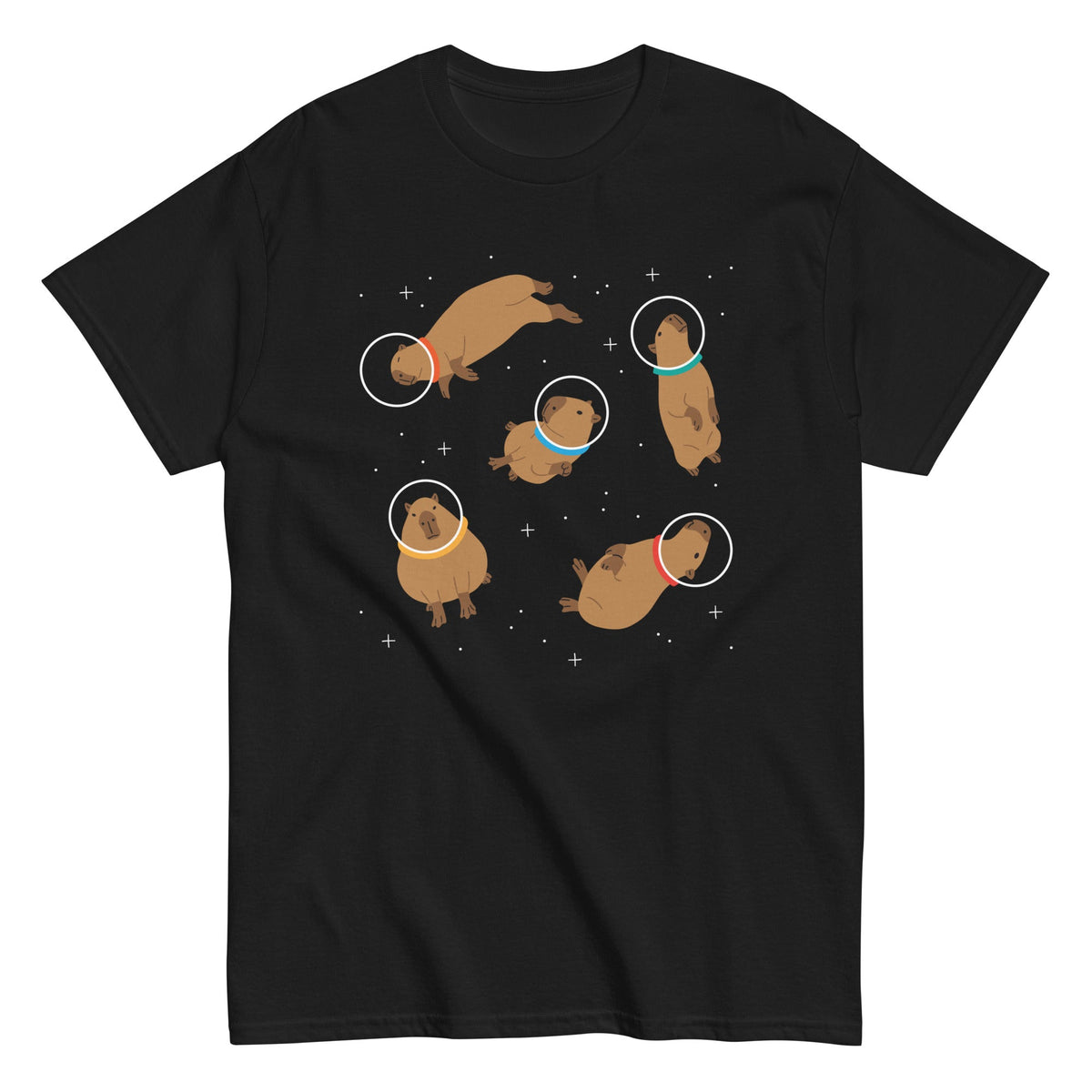 Capybaras In Space - T-shirt de homem