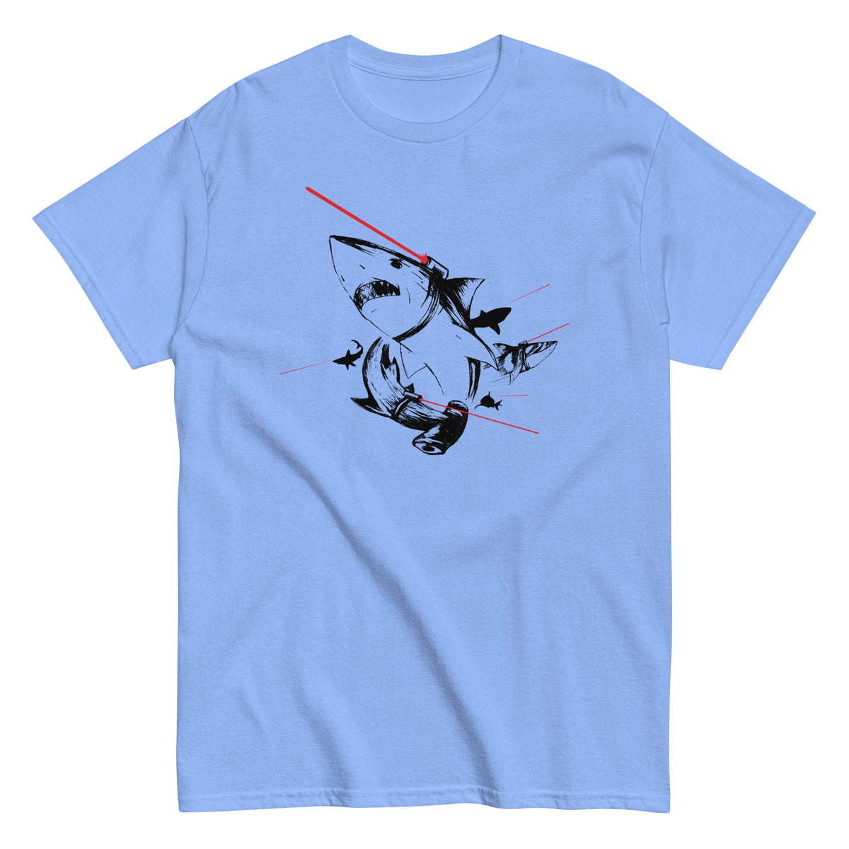 Sharks With Lasers - T-shirt herr