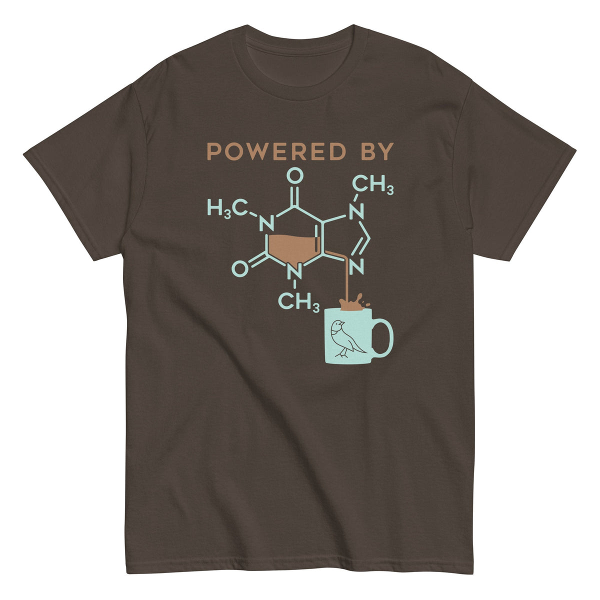 Powered By Caffeine - Heren T-shirt