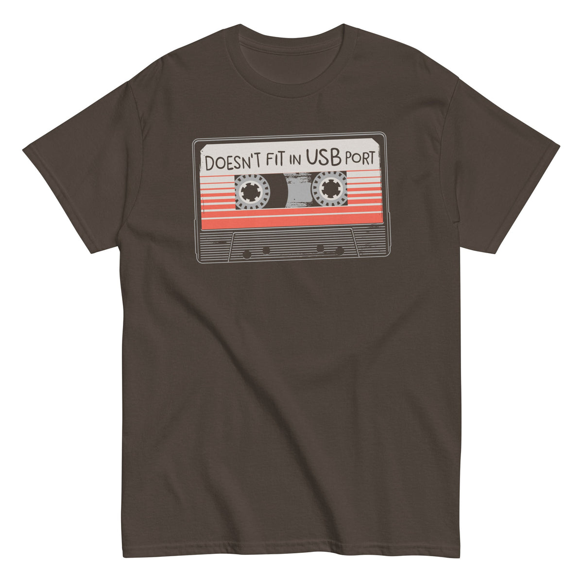 Doesn't Fit In USB Port - T-shirt de homem