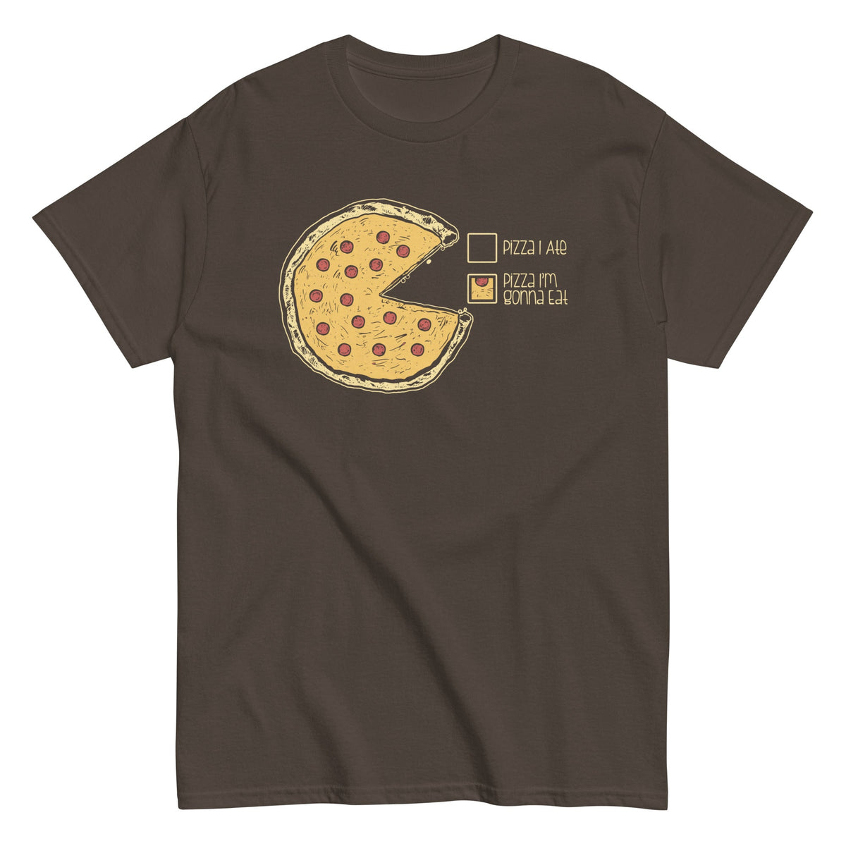 Pizza Pie Chart - Heren T-shirt