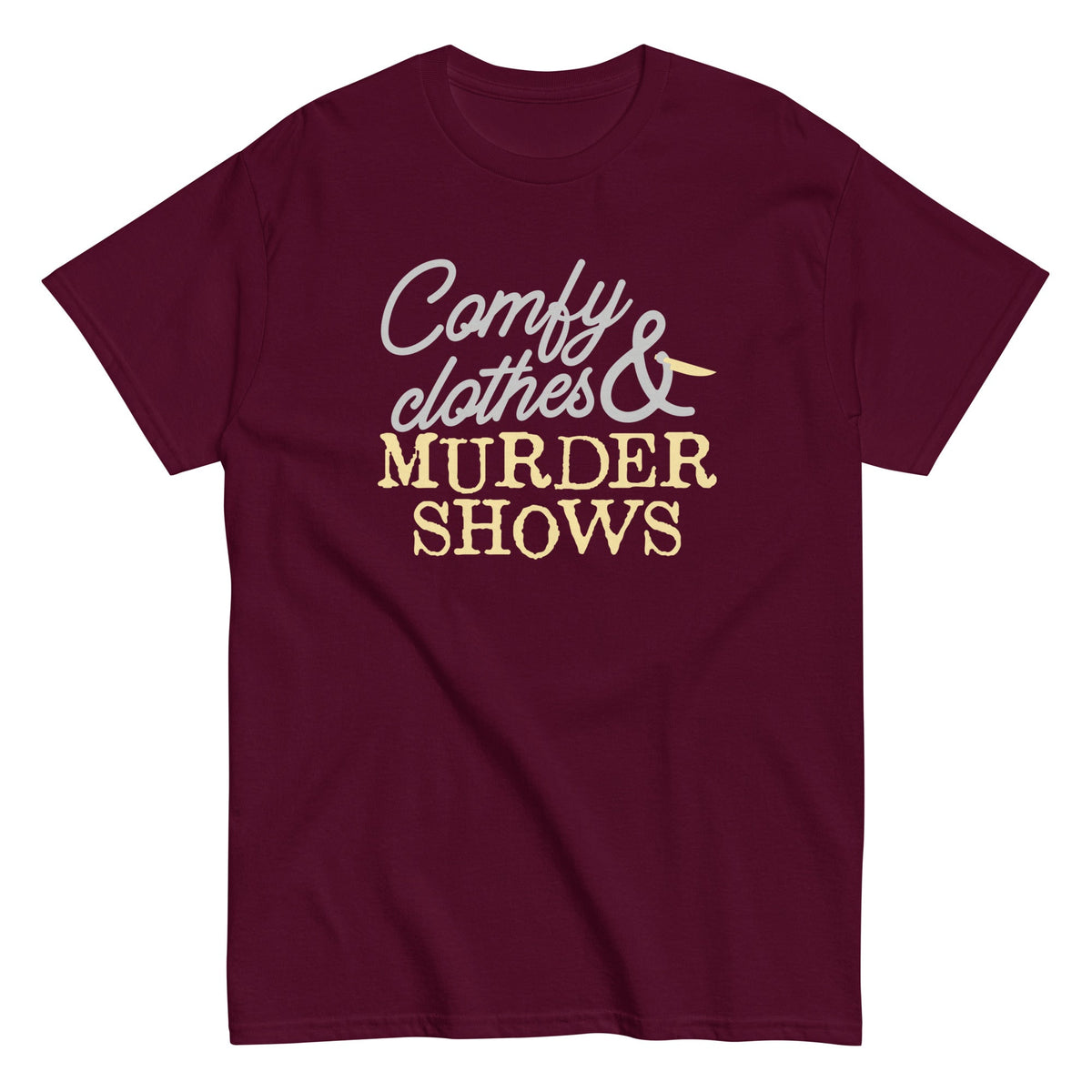 Comfy Clothes & Murder Shows - T-shirt herr