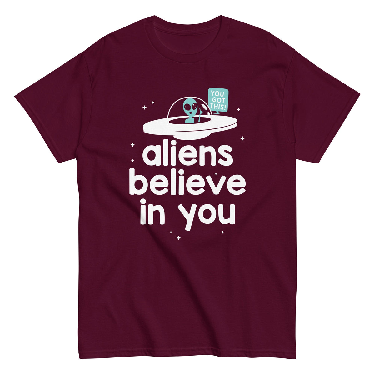 Aliens Believe In You - T-shirt herr