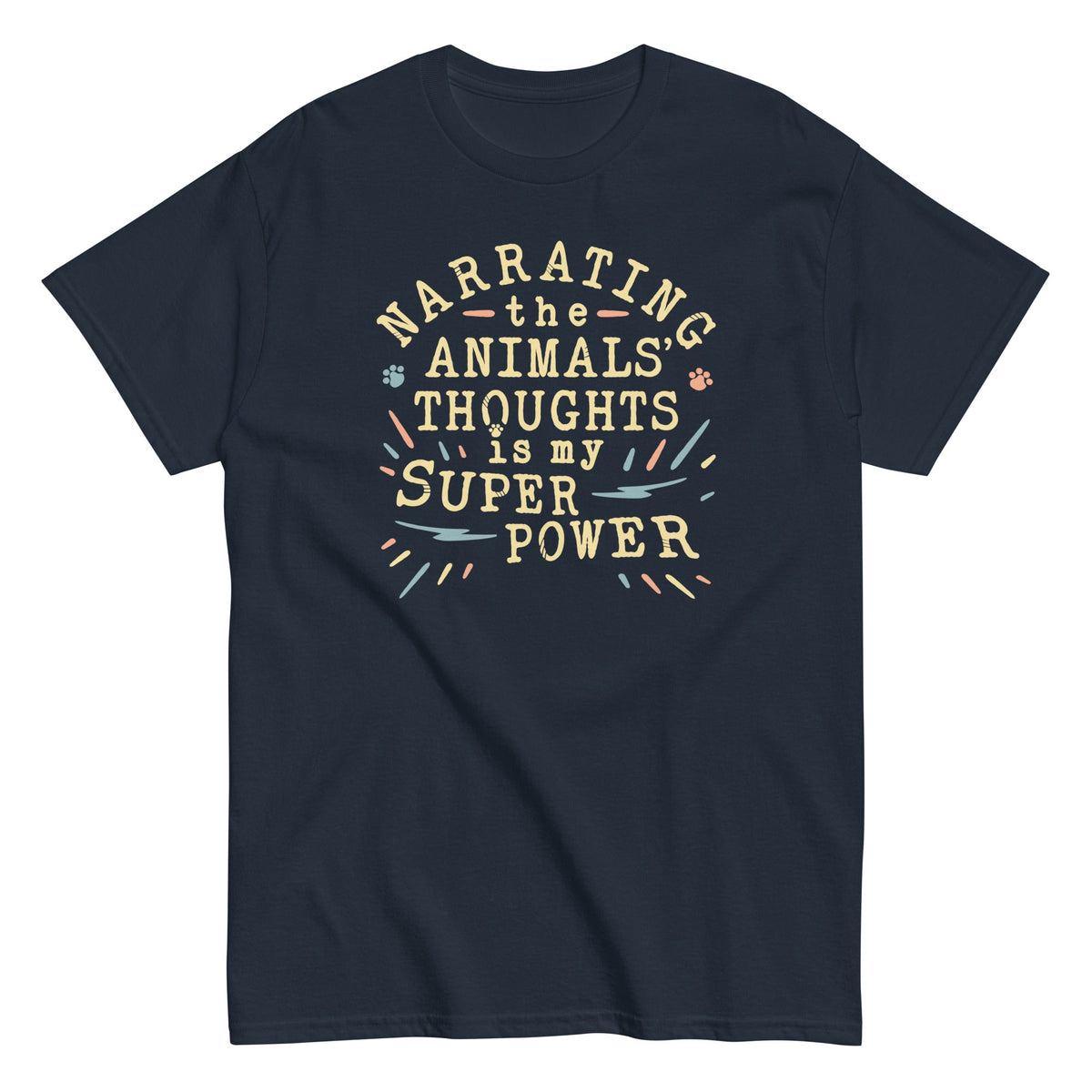 Narrating The Animals Thoughts - T-shirt de homem