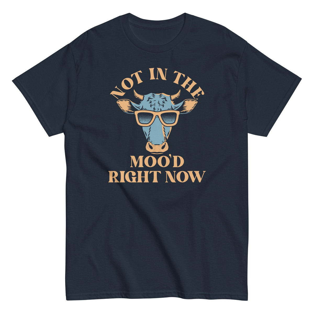 Not In The Moo'd Right Now - T-shirt de homem