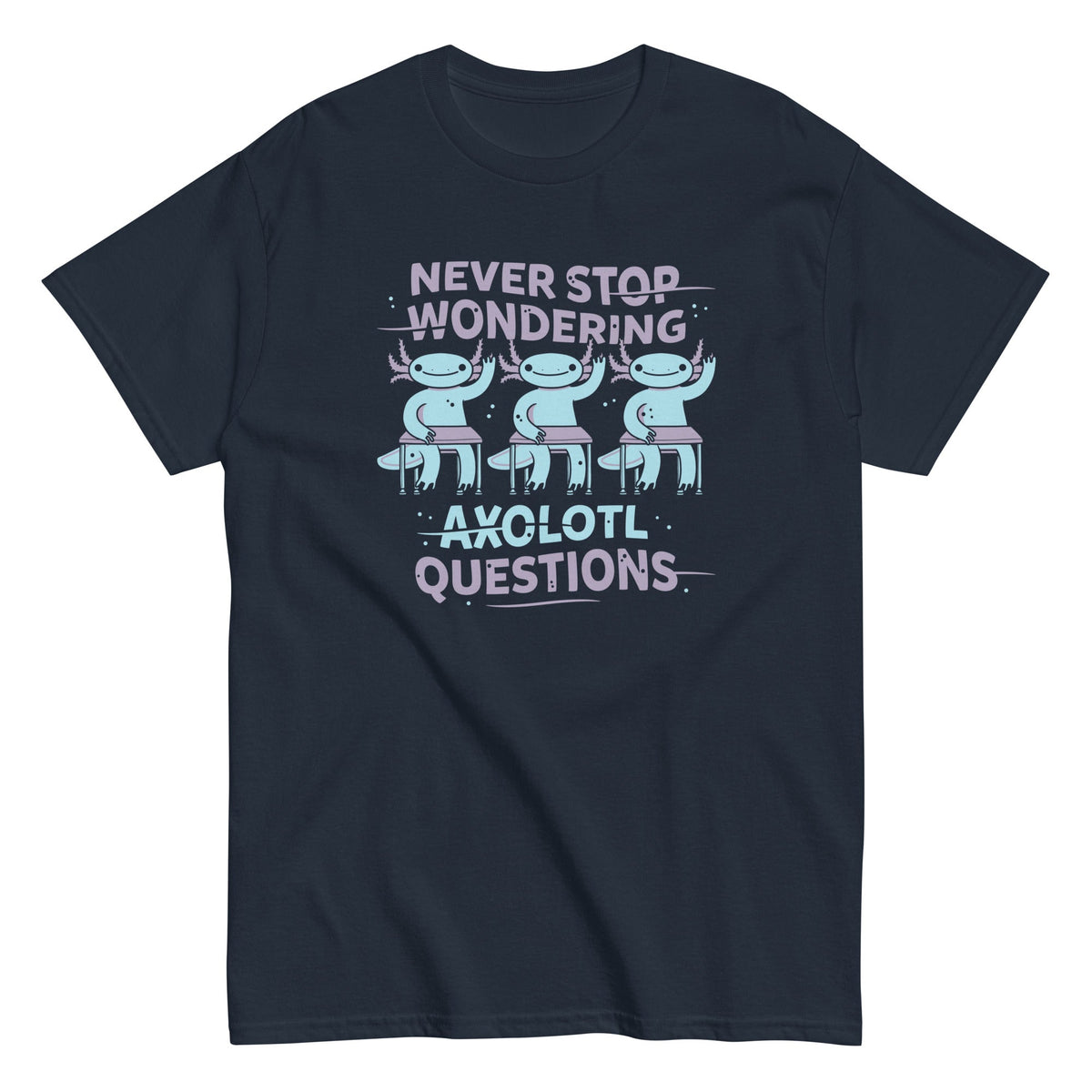 Axolotl Questions - T-shirt de homem