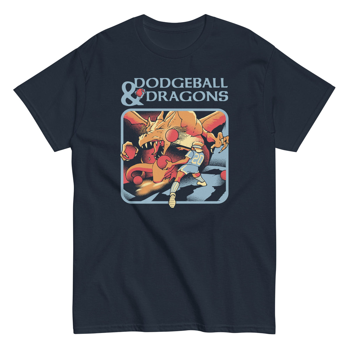 Dodgeball And Dragons - T-shirt herr