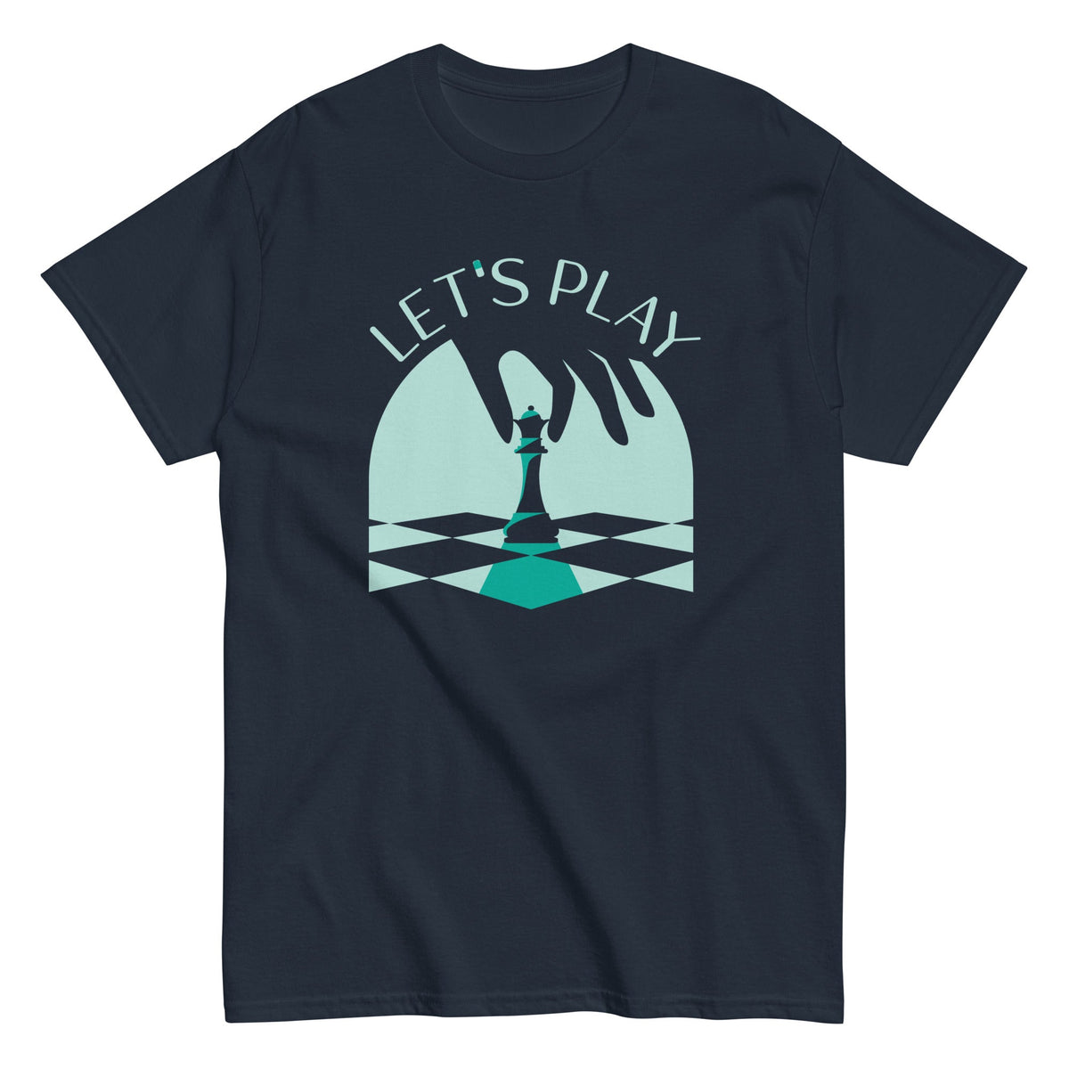 Let's Play Chess - T-shirt herr