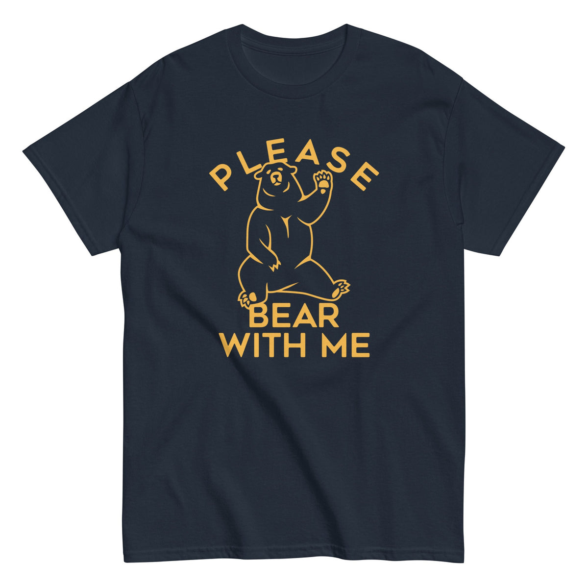 Please Bear With Me - T-shirt herr