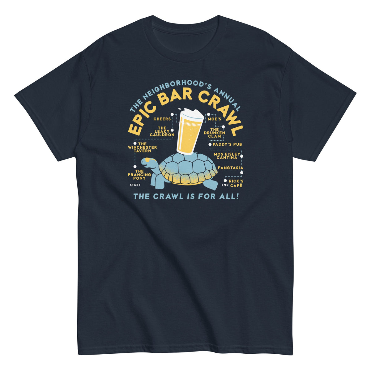 Epic Bar Crawl - T-shirt de homem