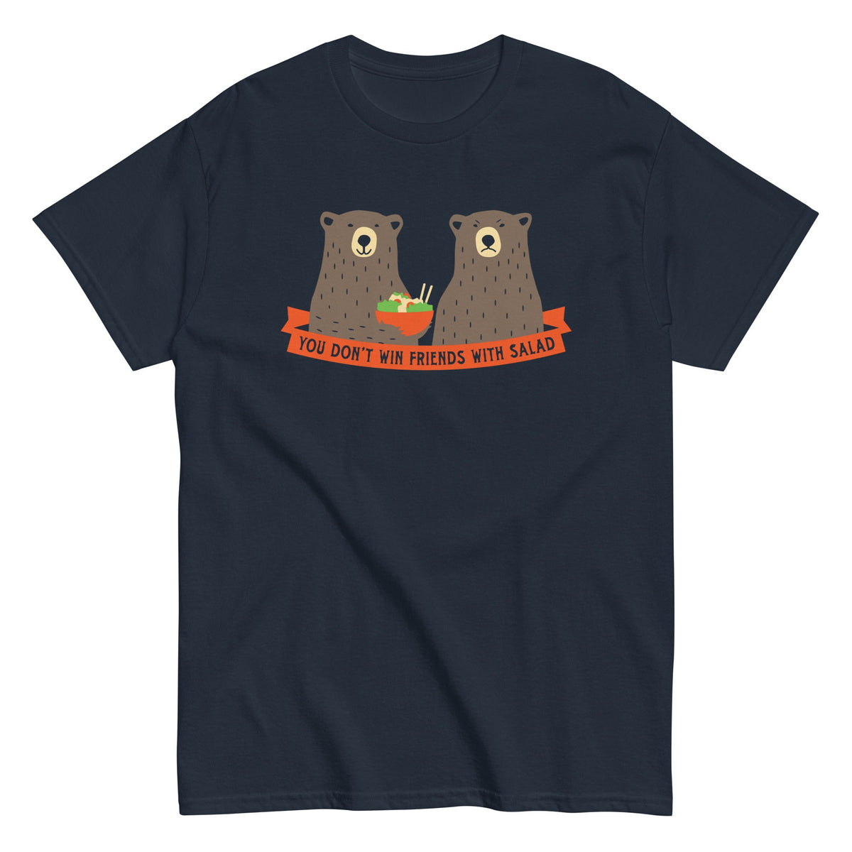 You Don't Win Friends With Salad - T-shirt de homem