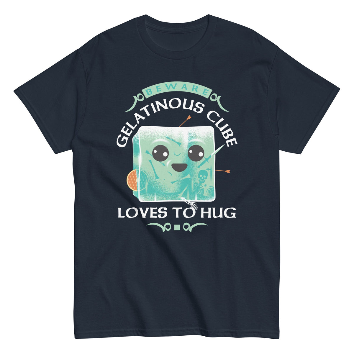 Gelatinous Cube Loves To Hug - T-shirt de homem