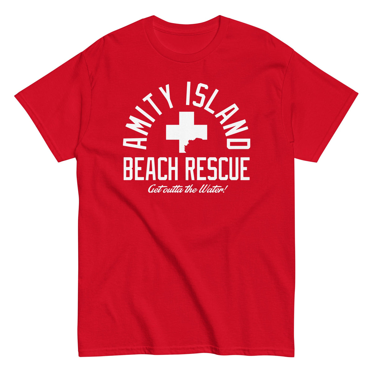 Amity Island Beach Rescue - T-shirt de homem
