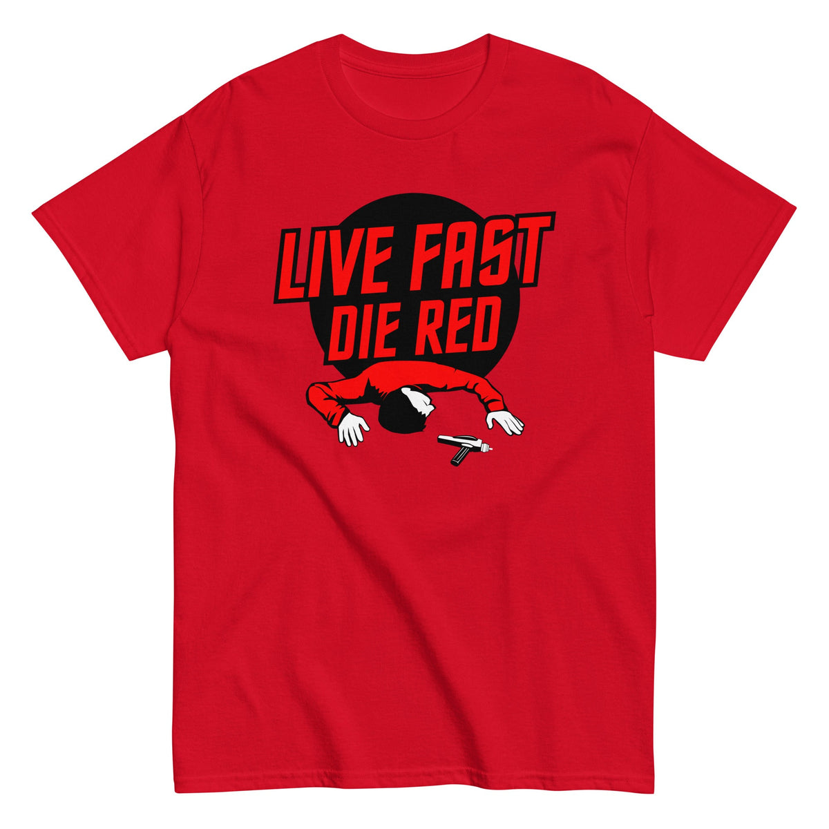 Live Fast Die Red - T-shirt de homem
