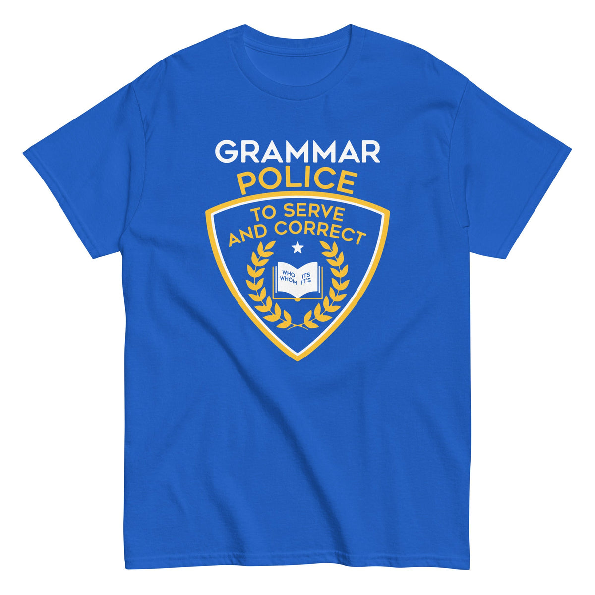 Grammar Police - T-shirt de homem