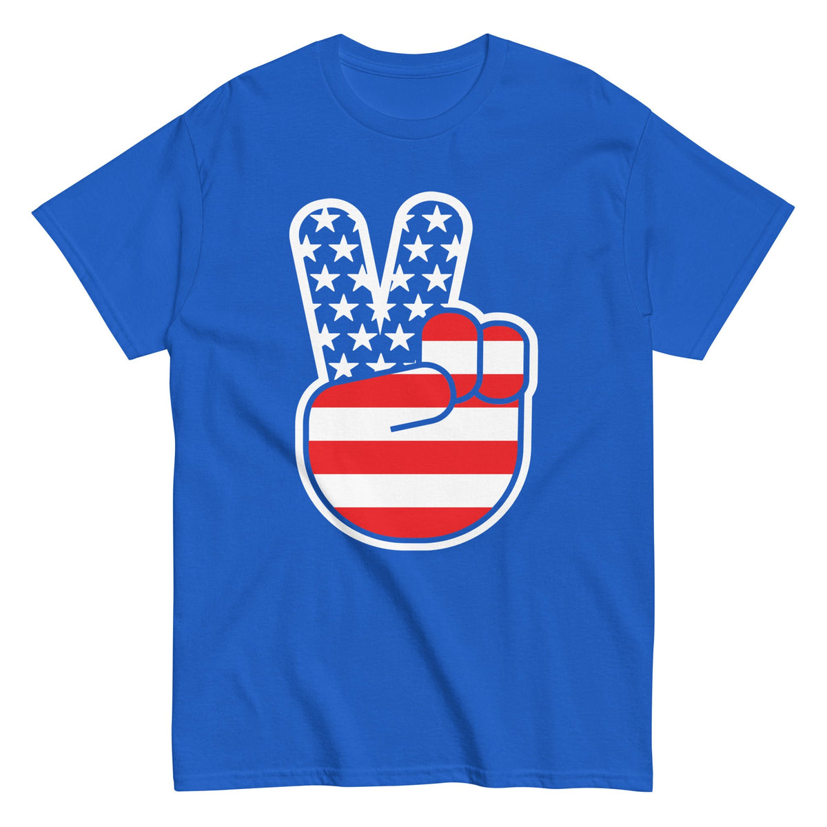 USA Peace - T-shirt herr
