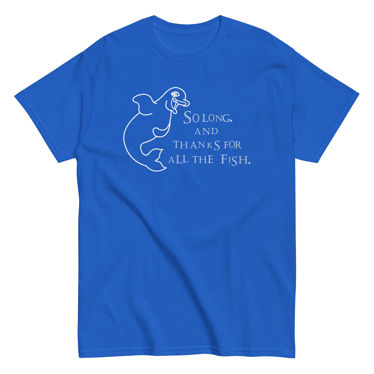 So long and thanks... - T-shirt de homem