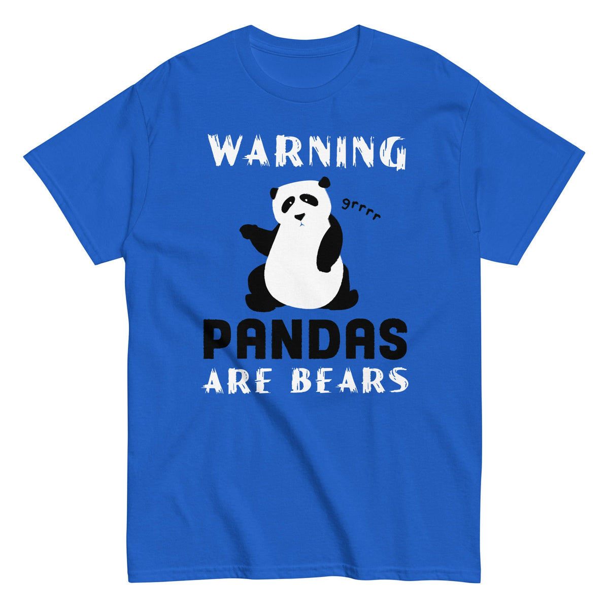 Warning, Pandas Are Bears - T-shirt herr
