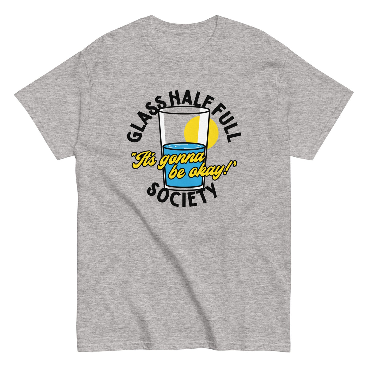 Glass Half Full Society - T-shirt herr