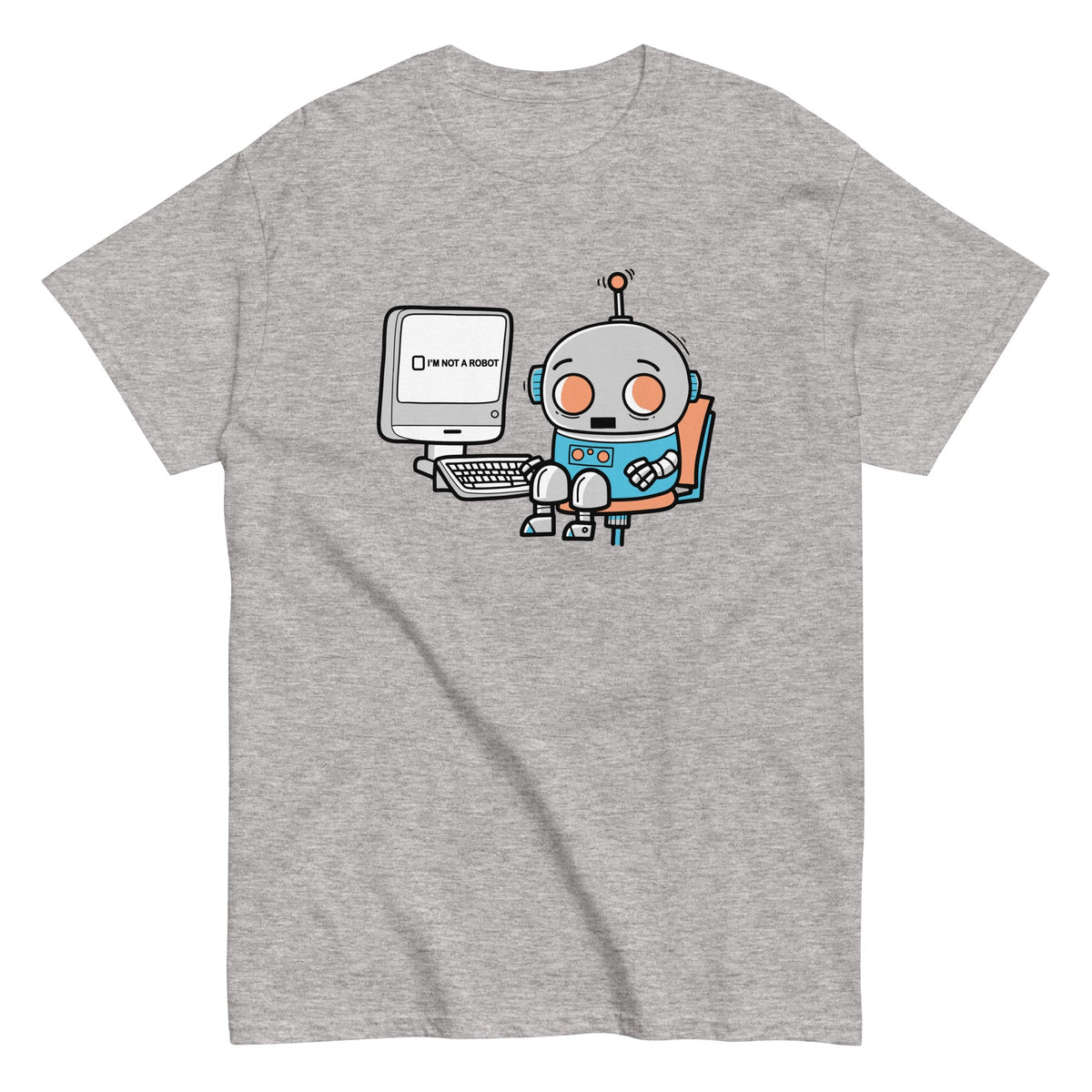Robot Captcha - T-shirt de homem