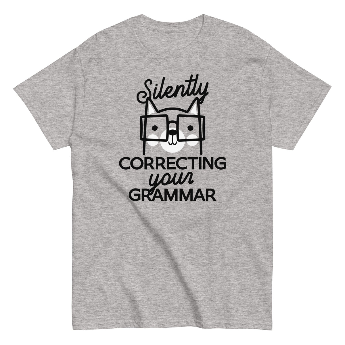 Silently Correcting Your Grammar - T-shirt de homem