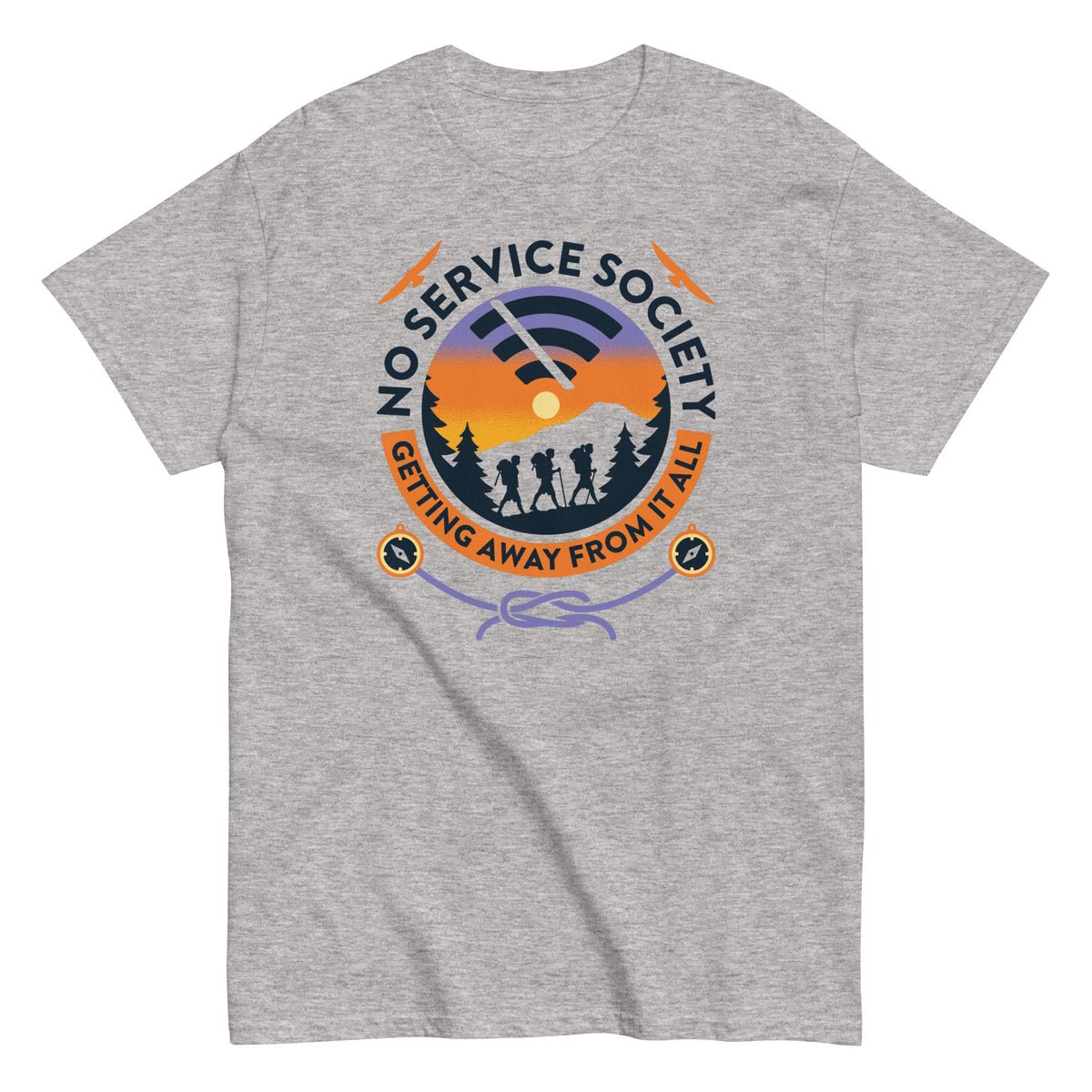 No Service Society - T-shirt de homem