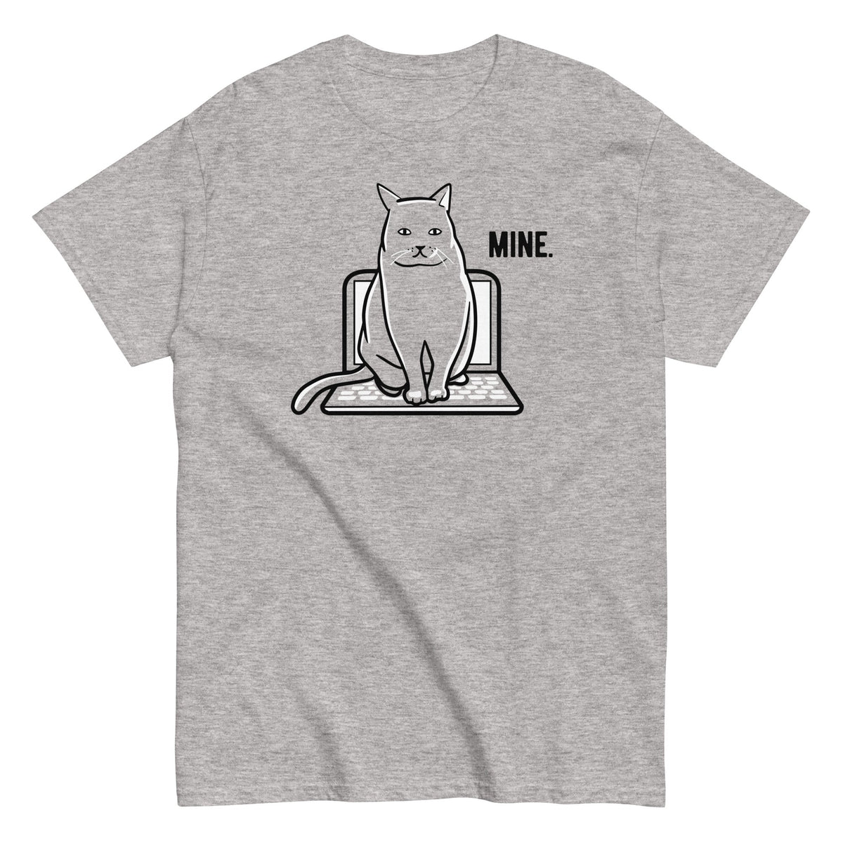Mine Computer Cat - T-shirt herr