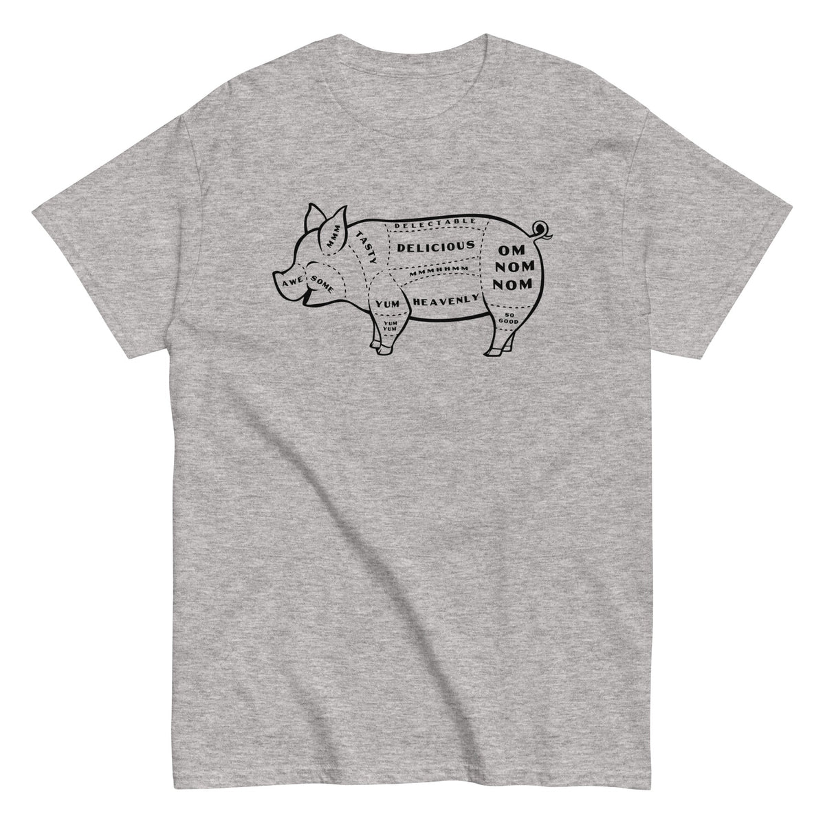 Tasty Pig Cuts - T-shirt herr