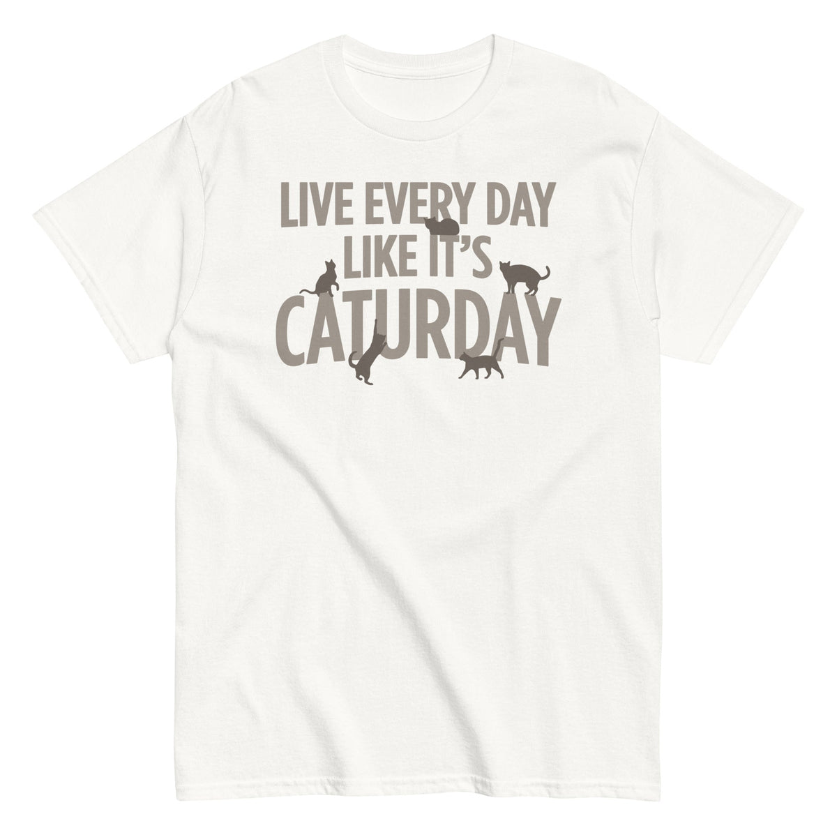 Live Every Day Like It's Caturday - T-shirt de homem