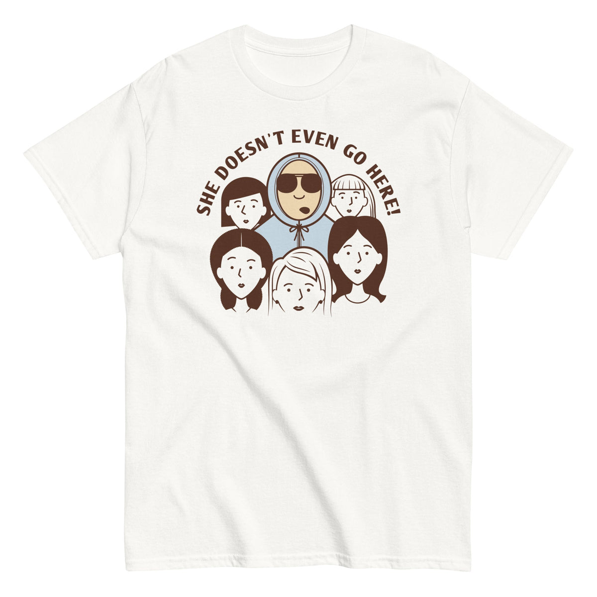 She Doesn't Even Go Here! - T-shirt de homem