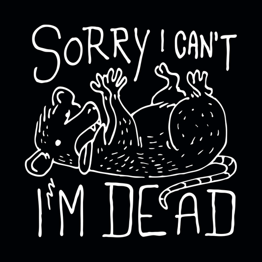 Sorry I Can't I'm Dead