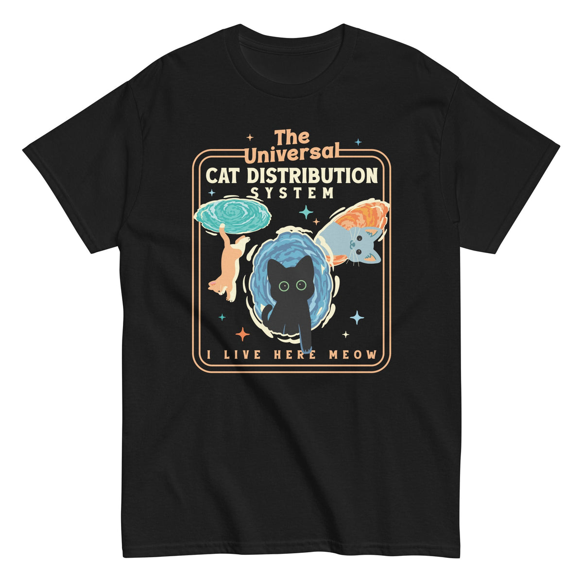 The Universal Cat Distribution System - T-shirt herr