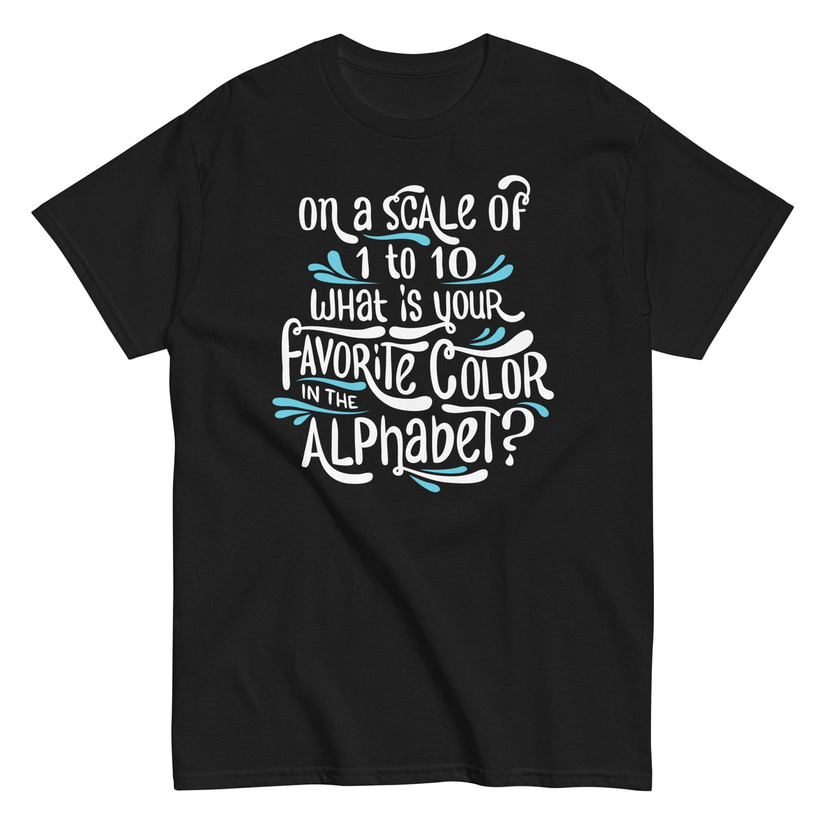 Favorite Color In The Alphabet - T-shirt de homem