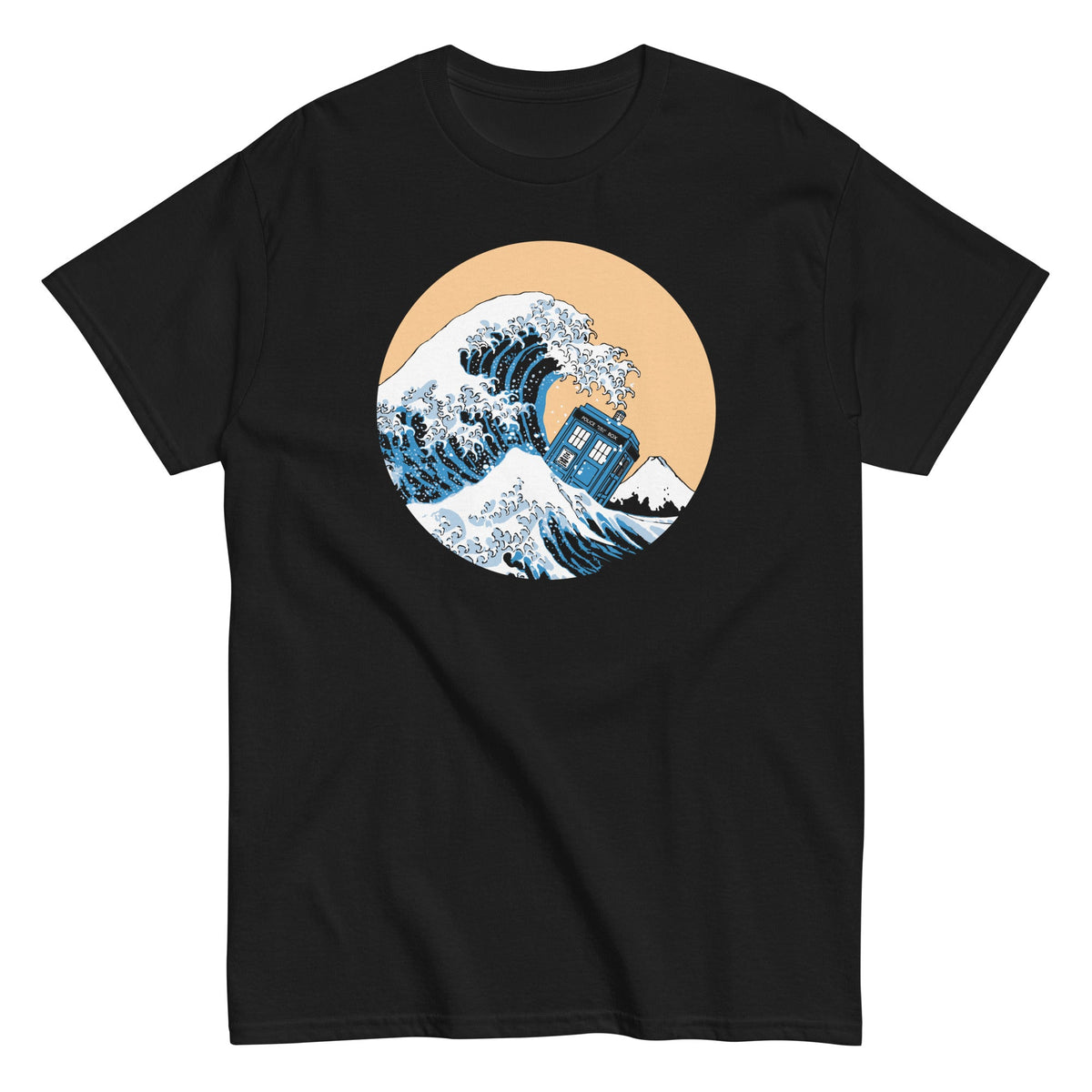 Police Box Wave - T-shirt de homem