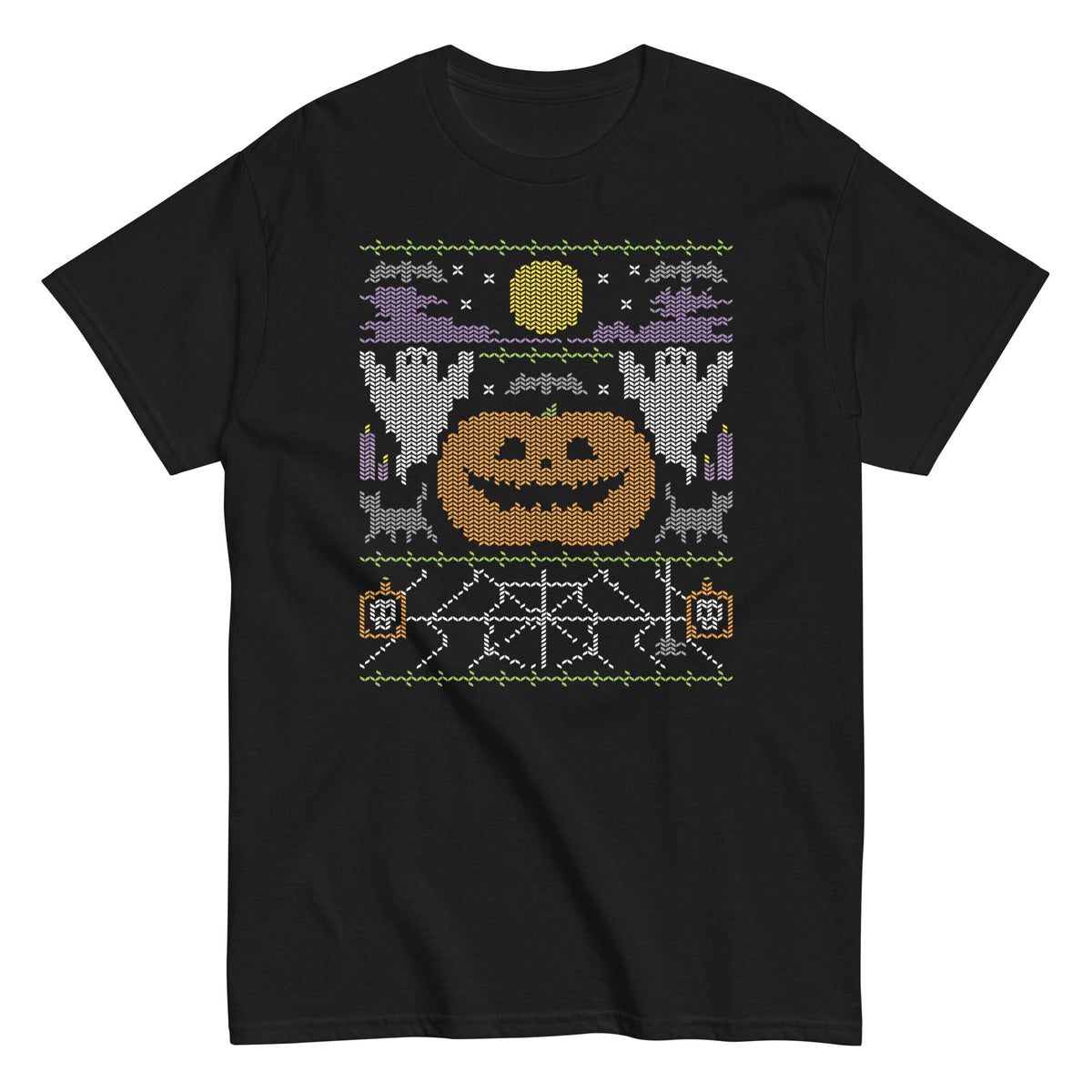 Ugly Halloween Sweater - T-shirt herr