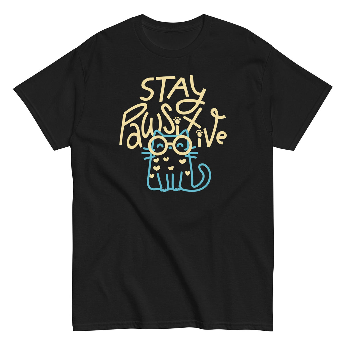 Stay Pawsitive - T-shirt de homem